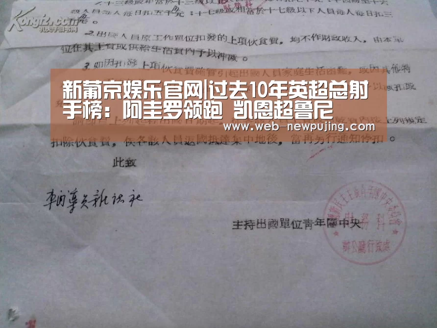 新葡京娱乐官网|过去10年英超总射手榜：